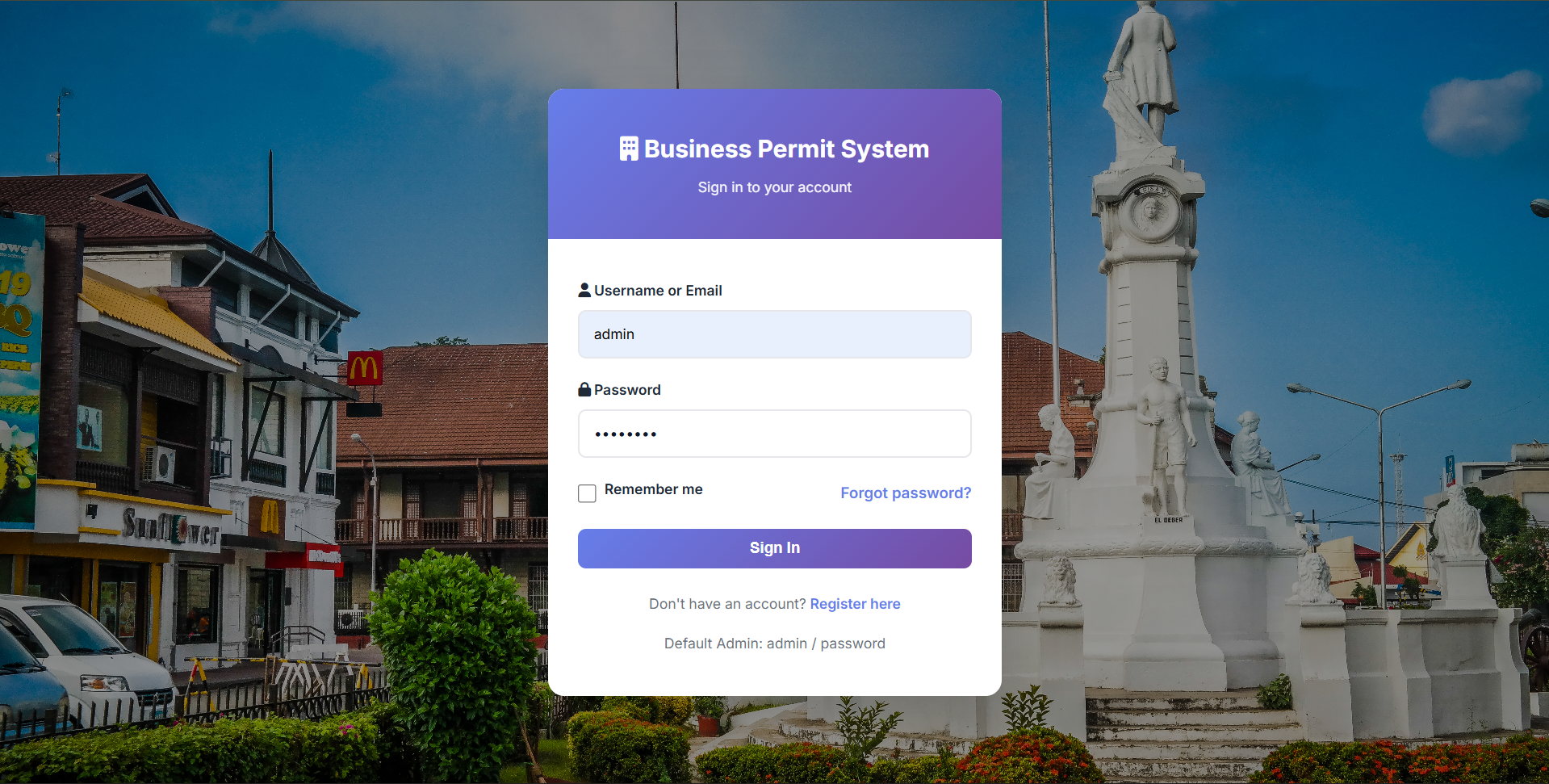 Online Business Permit Management System